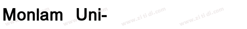 Monlam Uni字体转换